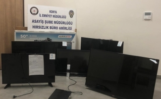 Konya'da hırsızlık şüphelisi evlerden çaldığı eşyayı satarken yakalandı