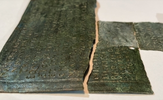 Perre Antik Kenti'nde bronz askeri diploma bulundu