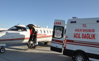Uçak ambulanslar son 11 yılda 81 ülkeden 1081 hastayı Türkiye'ye getirdi