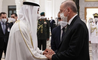 Cumhurbaşkanı Erdoğan, Abu Dabi Veliaht Prensi Bin Zayid ile yemekte bir araya geldi