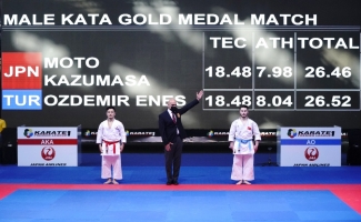 Milliler, Karate 1 Premier Ligi'nde bir altın, bir bronz madalya kazandı