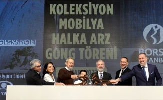 Borsa İstanbul'da gong Koleksiyon Mobilya için çaldı