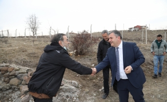 Çubuk Belediye Başkanı Demirbaş, seralarda incelemelerde bulundu