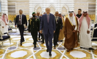 Cumhurbaşkanı Erdoğan, Suudi Arabistan'a geldi