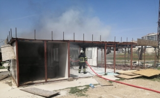 Kırıkkale'de konteynerde çıkan yangın söndürüldü