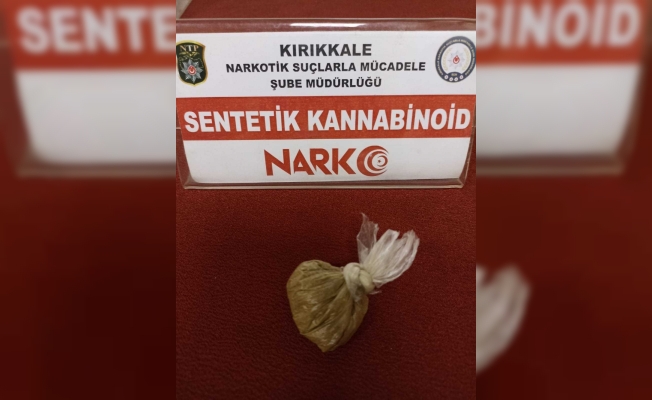Kırıkkale'de uyuşturucu ticareti şüphelisi tutuklandı