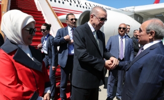 Cumhurbaşkanı Recep Tayyip Erdoğan, Azerbaycan'a geldi