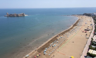 Mersin'in plajları turizm sezonuna hazırlanıyor