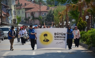 Mihalgazi'de Gençlik Yürüyüşü gerçekleştirildi