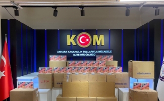 Ankara'da 263 bin kaçak ilaç ele geçirildi