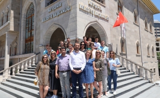 Avrupalı öğrenciler Nevşehir'i gezdi