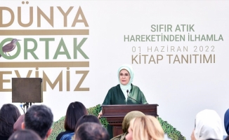 Emine Erdoğan, 'Dünya Ortak Evimiz' kitabının tanıtımında konuştu