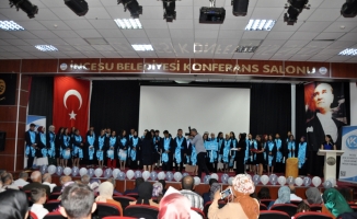 KAYÜ İncesu Ayşe ve Saffet Arslan Sağlık Hizmetleri Meslek Yüksekokulu öğrencileri mezun oldu