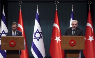 Cumhurbaşkanı Erdoğan, İsrail Cumhurbaşkanı Isaac Herzog ile telefonda görüştü