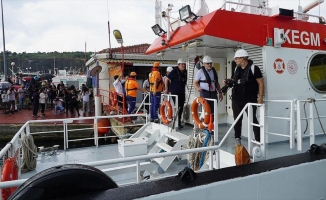 Müşterek Koordinasyon Merkezi temsilcileri, Ukrayna'dan gelen gemiyi denetlemek üzere yola çıktı