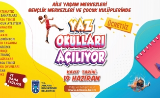 Ankara Büyükşehir Belediyesi Yaz Okulları Başlıyor