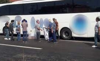 Nevşehir'de yolcu otobüsünün çarptığı yaya öldü