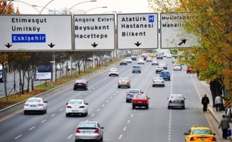Ankara'da 21.00'den itibaren bazı yollar trafiğe kapatılacak