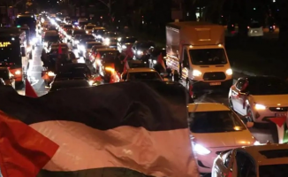 Ankara'da “Filistin'e Yola Çık“ konvoyu düzenlendi