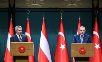 Avusturya Başbakanı Nehammer, Cumhurbaşkanı Erdoğan'la düzenlenen basın toplantısında konuştu: (2)