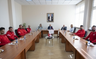 Çankaya Belediyesi Görme Engelliler Spor Kulübünden TFF'ye ziyaret