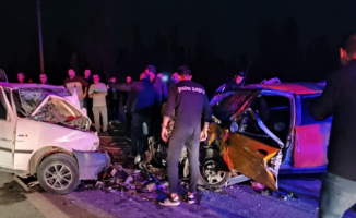 Konya'da iki otomobilin çarpıştığı kazada 1 kişi öldü, 3 kişi yaralandı
