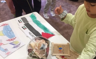 Kur'an kursu öğrencileri harçlıklarını Filistinli akranlarına bağışladı