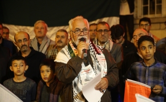 Nevşehir'de Filistinlilere destek gösterisi yapıldı