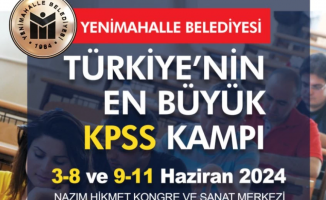 Yenimahalle Belediyesi ücretsiz olarak Türkiye'nin en büyük KPSS Kampını düzenleyeceklerini duyurdu!